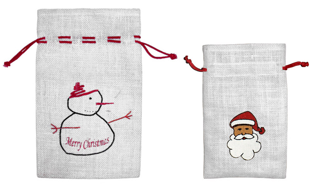 christmas jute bag()